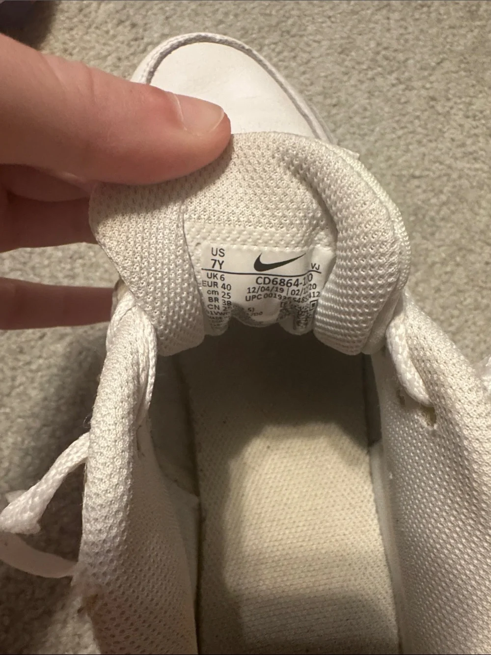 Nike Air Classic White Women's Athletic Sneakers